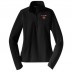 Ladies quarter zip black